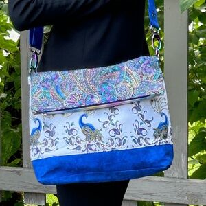 Quilted Messenger Bag
